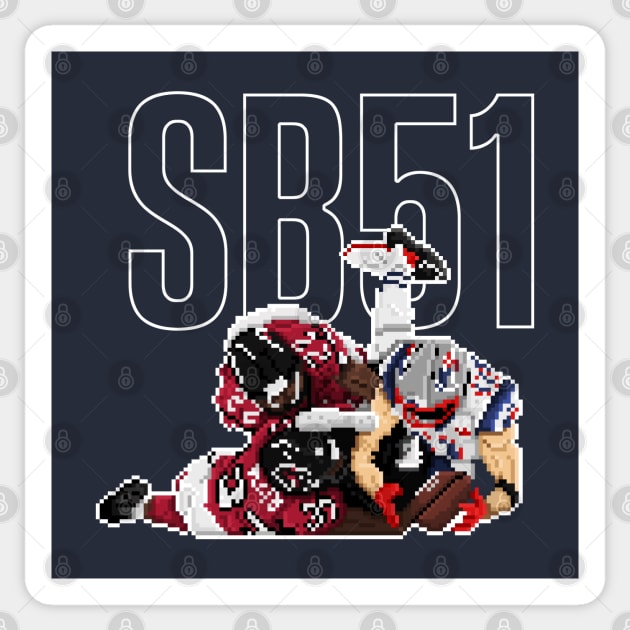 SB 51 - The Greatest Comeback of All-Time Sticker by rokrjon